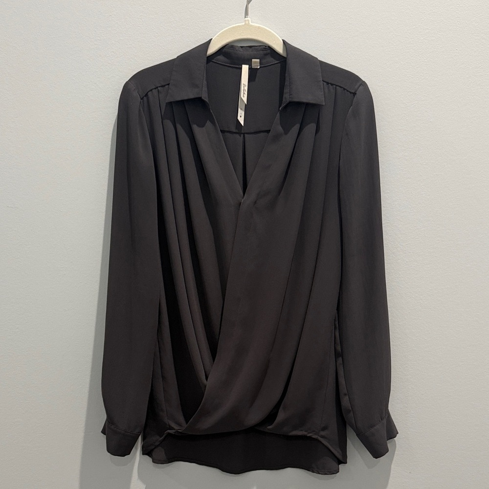 Bellatrix dark grey Draped Women's Blouse